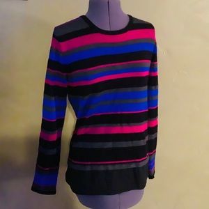 Investments Petites Pink/Blue Striped Long…